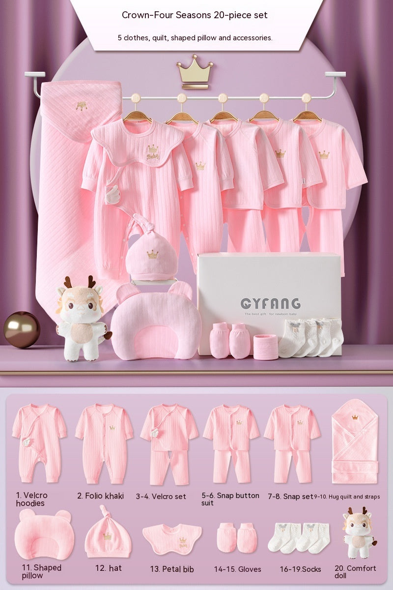 Elegant Newborn Gift Box: Baby Clothing Set - Vogue Aura