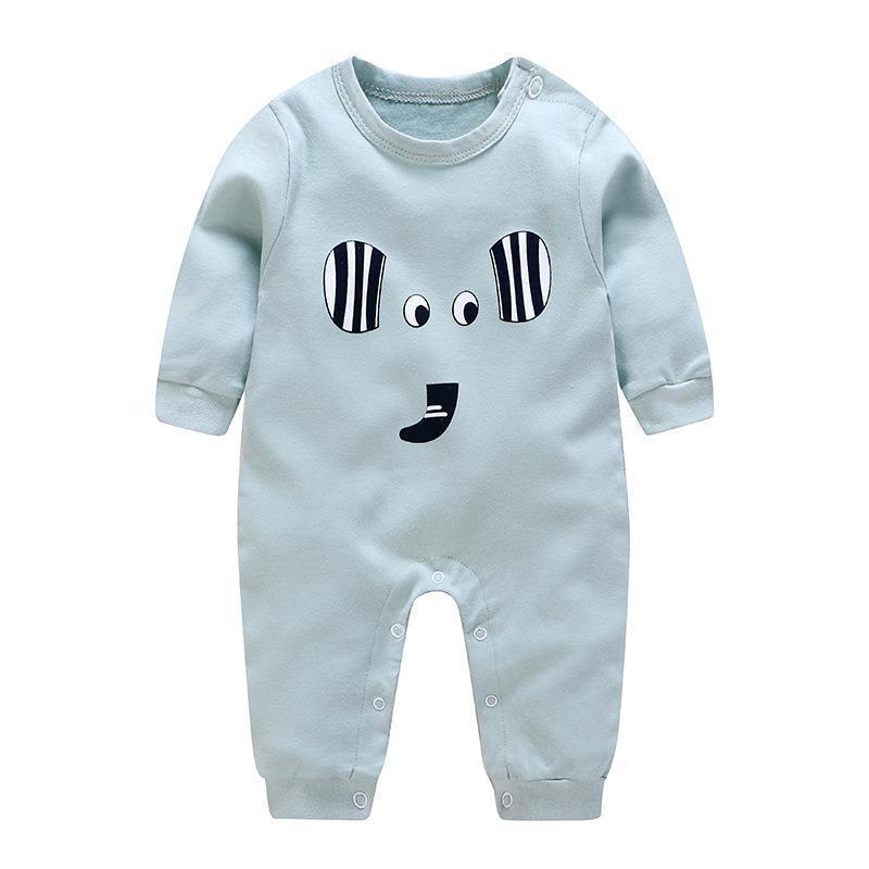 Adorable Long Sleeve Baby Romper in Fun Designs - Vogue Aura