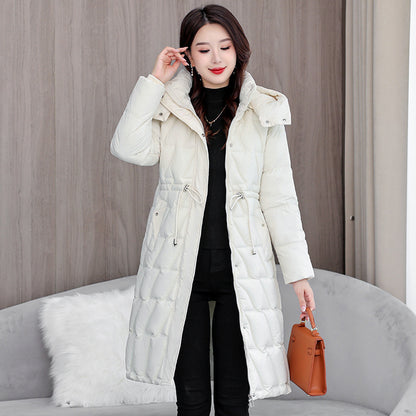 Mid-length Slim Fit Plus Size Women's Cotton-padded Winter Coat - Vogue Aura