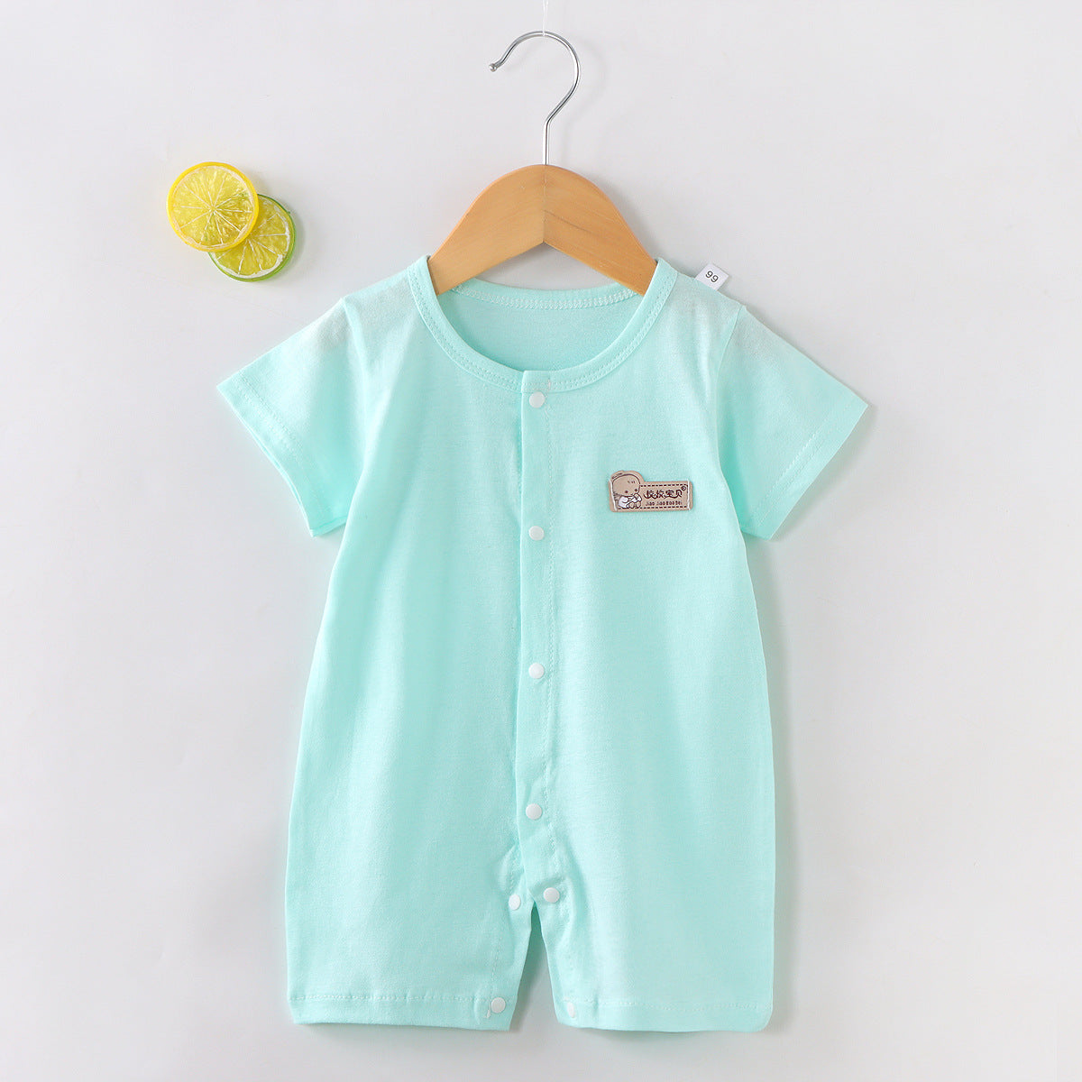 Summer Short Sleeved Baby Jumpsuit Hoodie - Vogue Aura