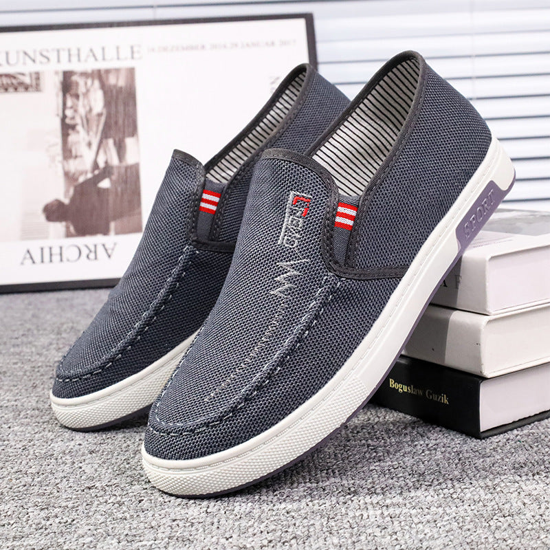 Spring Old Beijing Breathable Non-slip Canvas Skate Shoes - Vogue Aura