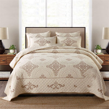 Three-Piece Pure Cotton Bed Bedding Set - Vogue Aura