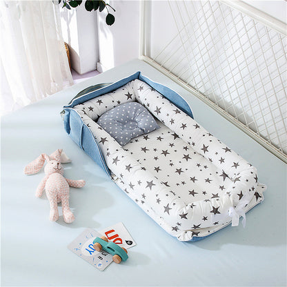 Cotton Portable Foldable Baby Bed - Vogue Aura