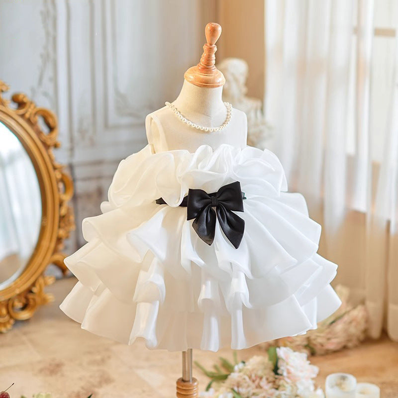 Celebration Dress Birthday Flower French Style Girl Cake Pettiskirt - Vogue Aura