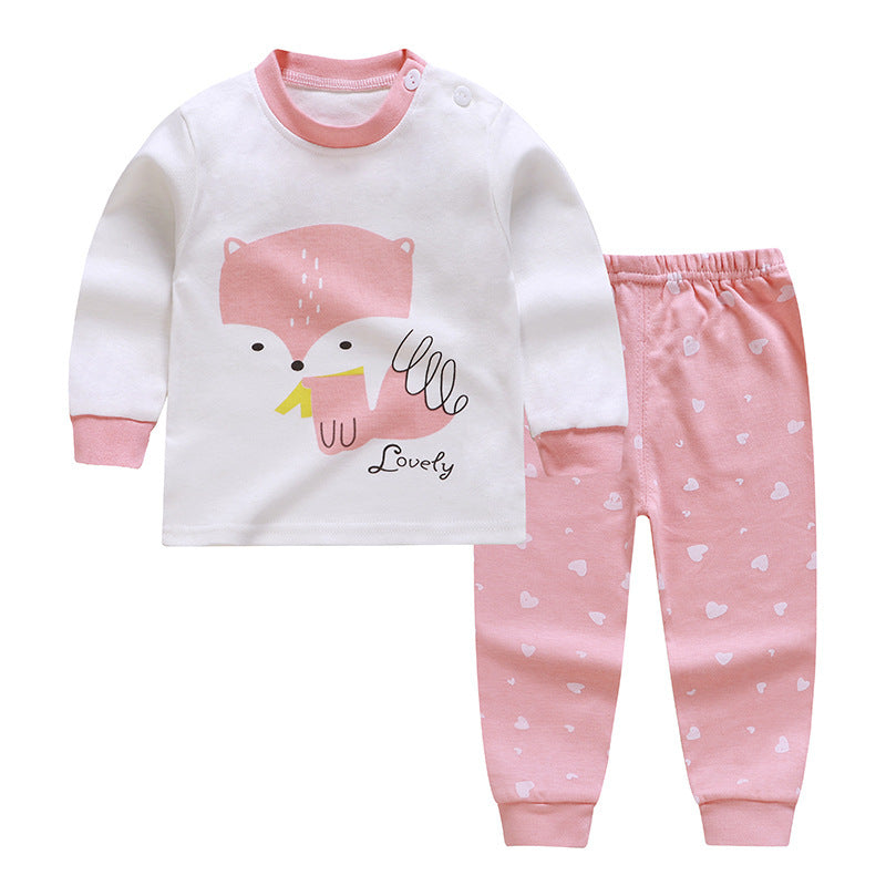 Autumn Adventures: Long Sleeve Outfit Set for Infants - Vogue Aura