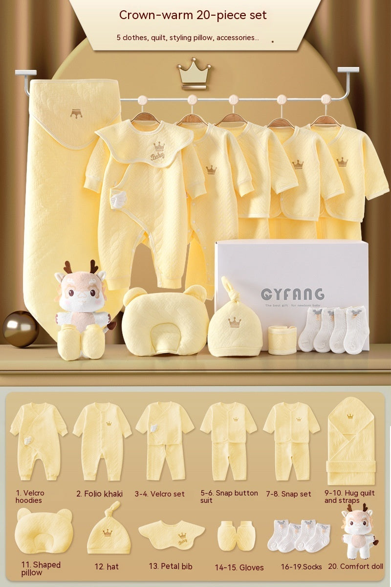 Elegant Newborn Gift Box: Baby Clothing Set - Vogue Aura