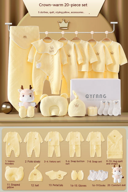 Elegant Newborn Gift Box: Baby Clothing Set - Vogue Aura