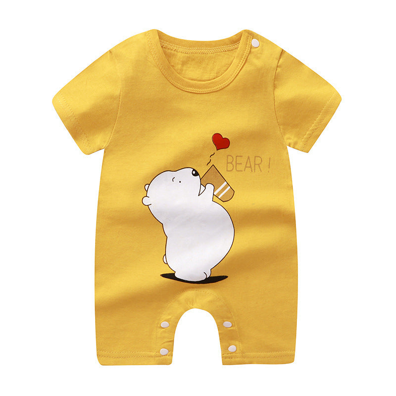 Cotton Baby Jumpsuit Romper in Fun Designs - Vogue Aura