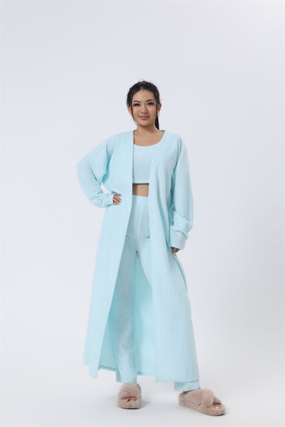 Elegant 3-Piece Cozy pajama Set for Women - Vogue Aura