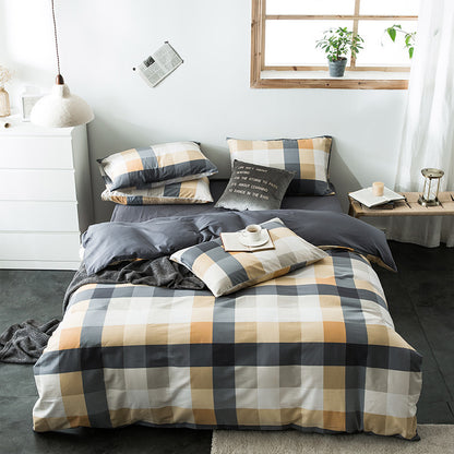 Check Cotton Bedding - Vogue Aura