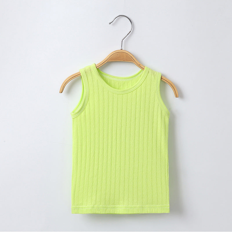 Children's Cartoon Knitted Tank Top for Summer - Vogue Aura