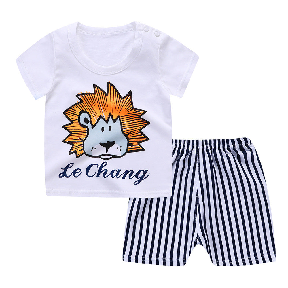 Cute Cartoon Baby Short Sleeve Suit - Vogue Aura