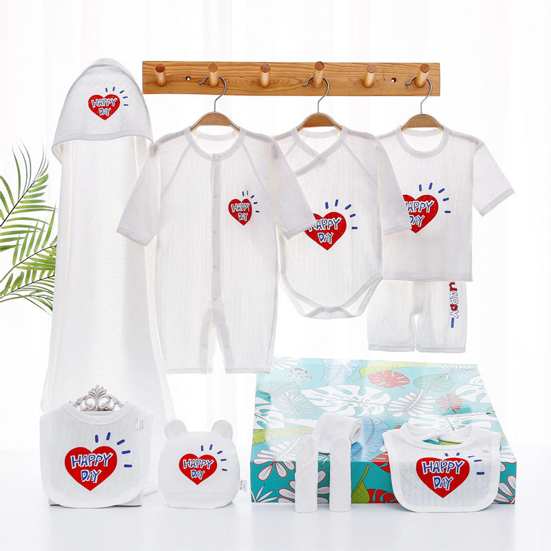 Summer Thin Newborn Clothes Baby Gift Set - Vogue Aura