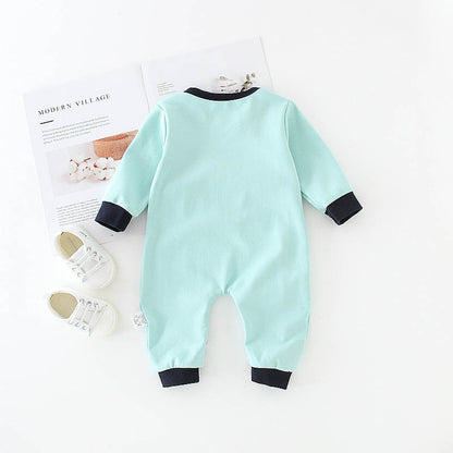 Cotton Long Sleeve Baby One-Piece Romper