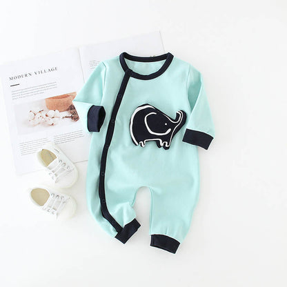 Cotton Long Sleeve Baby One-Piece Romper