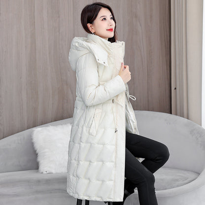 Mid-length Slim Fit Plus Size Women's Cotton-padded Winter Coat - Vogue Aura