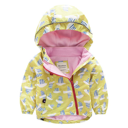 Children's hooded trench coat - Vogue Aura