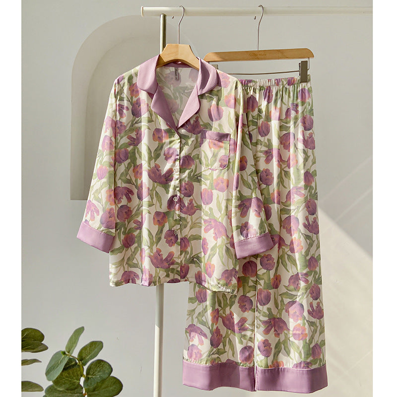 Tulip Cardigan Pajamas for Women - Vogue Aura