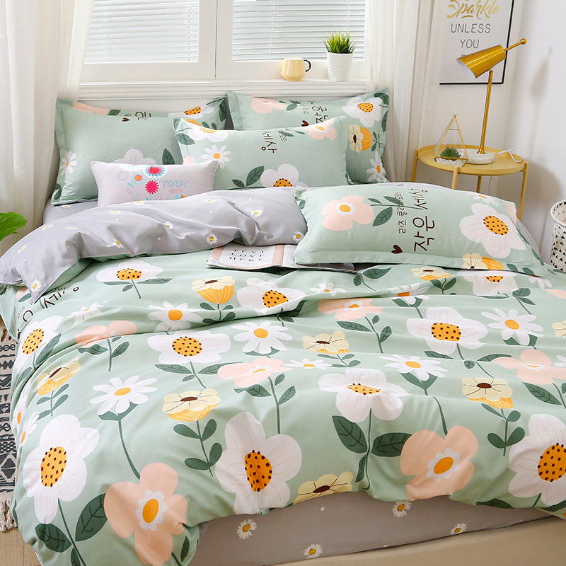 Elegant Four Piece Bedding Set - Vogue Aura