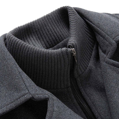 Cold-resistant Plus Cotton Woolen Men's Jacket - Vogue Aura