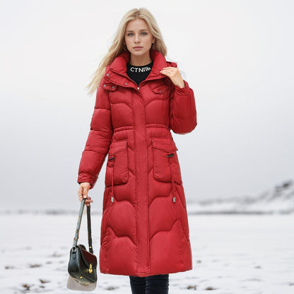 Chic Slim-fit Warm Winter Cotton-padded Jacket - Vogue Aura