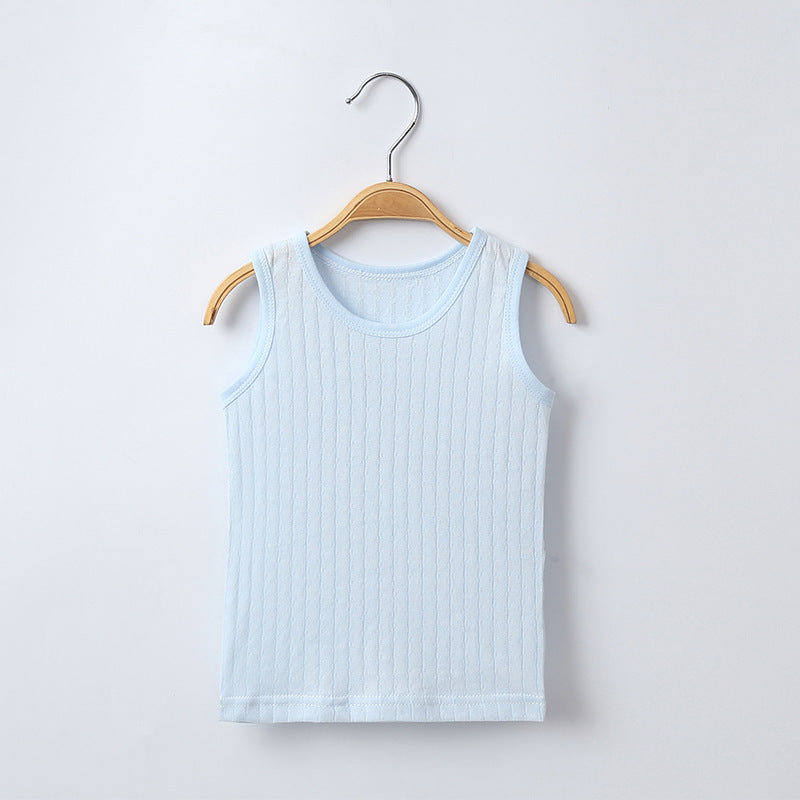 Children's Cartoon Knitted Tank Top for Summer - Vogue Aura