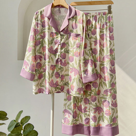 Tulip Cardigan Pajamas for Women - Vogue Aura