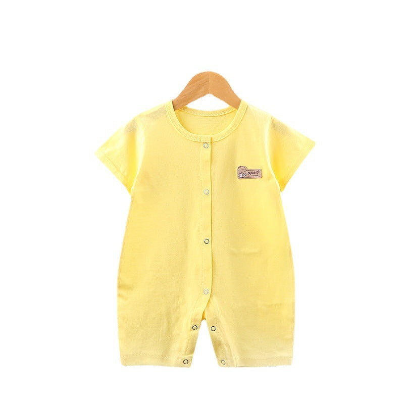 Summer Short Sleeved Baby Jumpsuit Hoodie - Vogue Aura