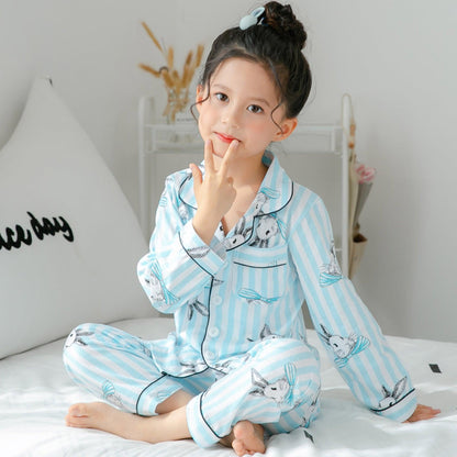 Cozy Cotton Striped Pajamas for Kids