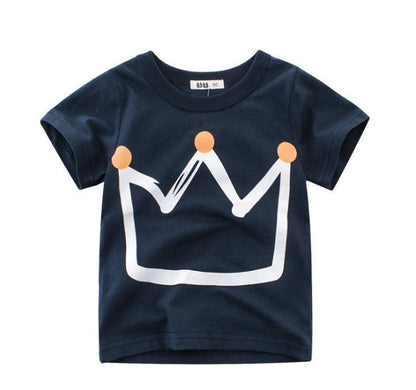 Korean-Inspired Summer Cotton T-Shirts for Boys - Fun Short Sleeve Styles! - Vogue Aura