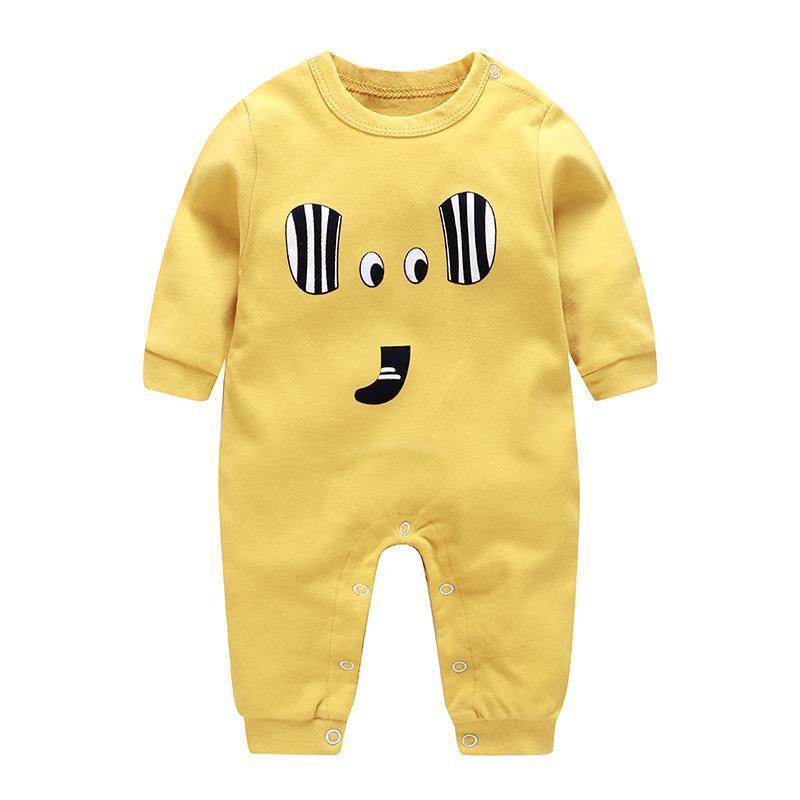 Adorable Long Sleeve Baby Romper in Fun Designs - Vogue Aura