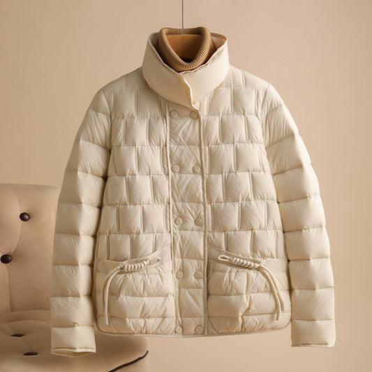 Elegant Lightweight Down Jacket for Women - Vogue Aura