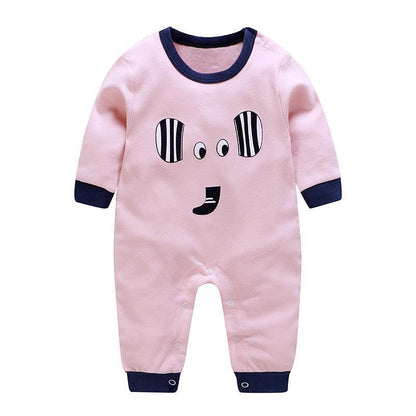 Adorable Long Sleeve Baby Romper in Fun Designs - Vogue Aura