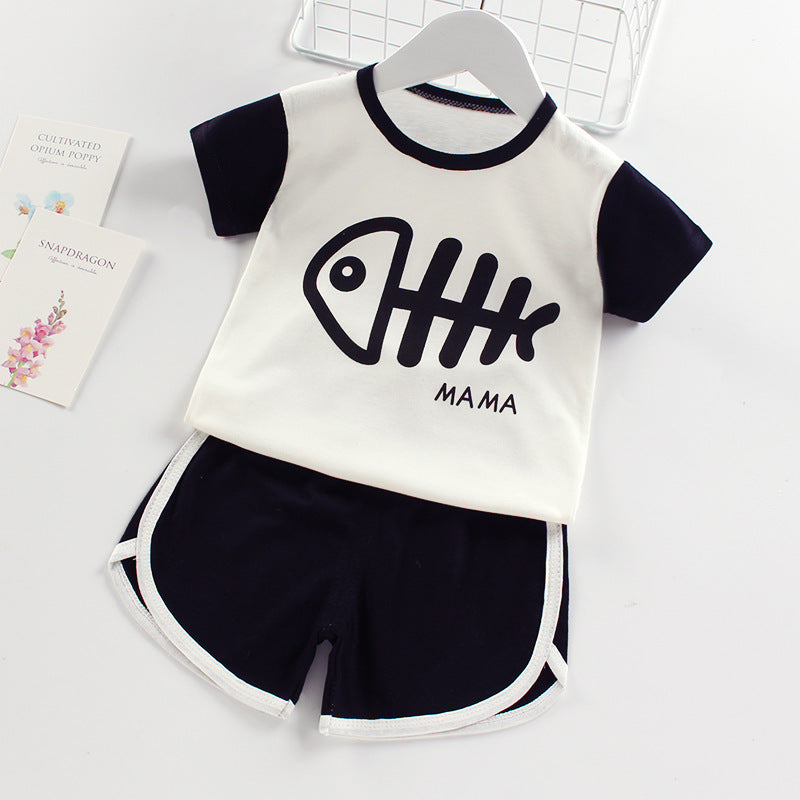 Summer Casual Kids Vest and Shorts Set - Vogue Aura