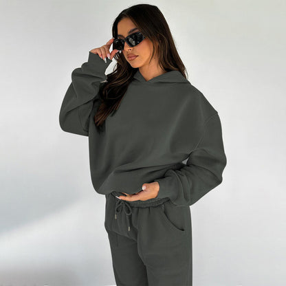 Premium Hooded Long Sleeve Sweater for Women - Vogue Aura