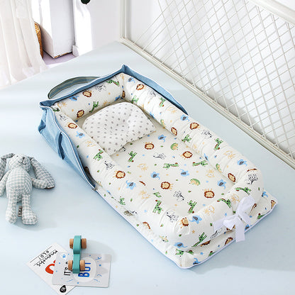 Baby Removable And Washable Bed Crib Portable Crib Travel Bed For Children Infant Kids Cotton Cradle - Vogue Aura