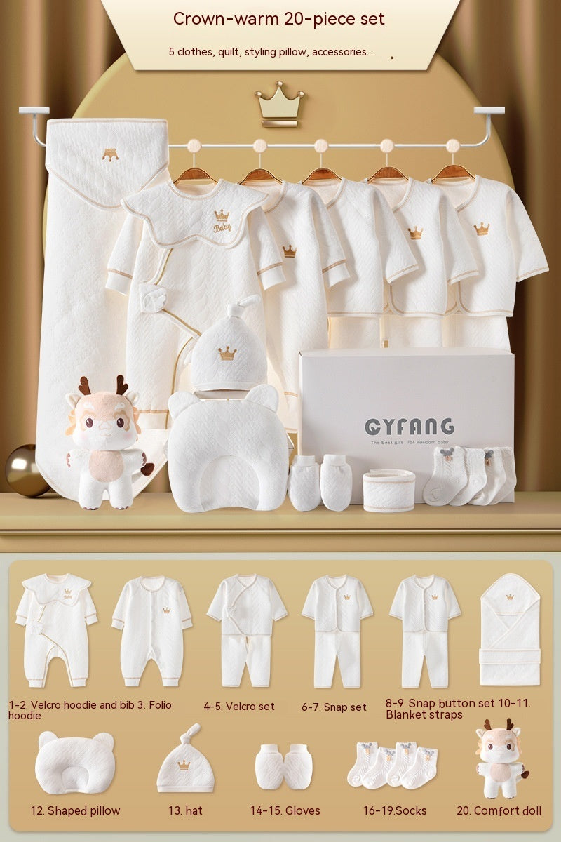 Elegant Newborn Gift Box: Baby Clothing Set - Vogue Aura