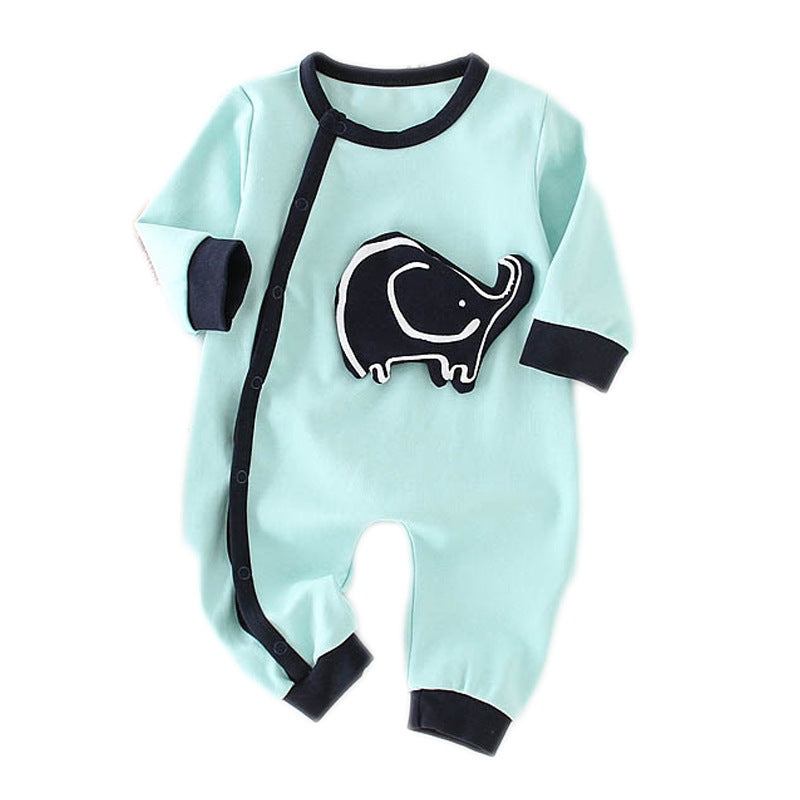 Cotton Long Sleeve Baby One-Piece Romper