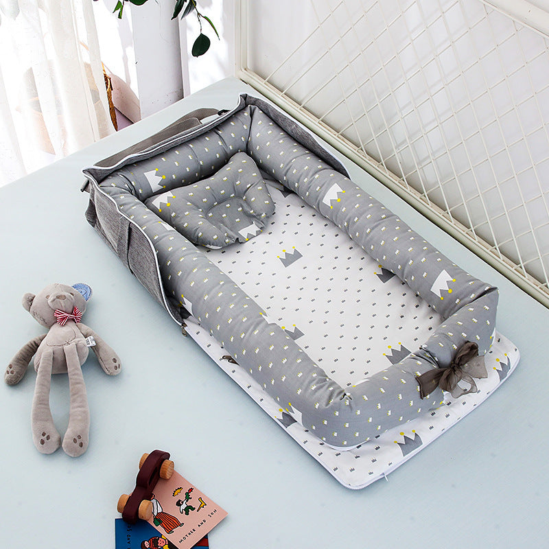 Cotton Portable Foldable Baby Bed - Vogue Aura