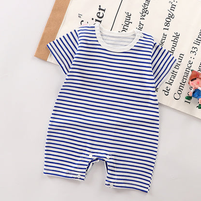 Short Sleeve Cotton Baby Jumpsuit