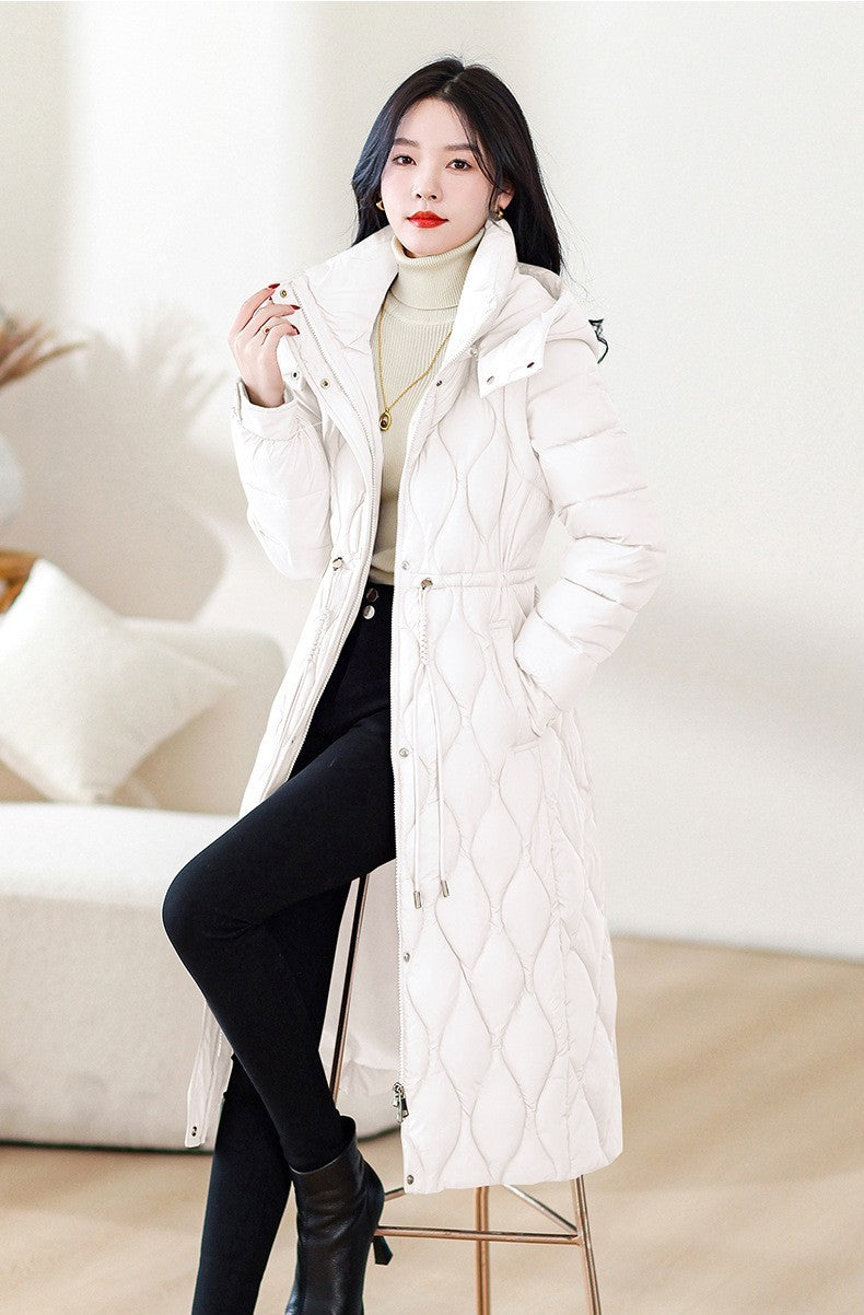 Thickened Cinched Western Style Slim Fit Coat - Vogue Aura