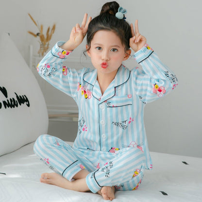 Cozy Cotton Striped Pajamas for Kids