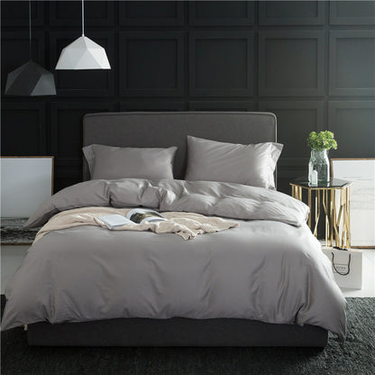 Pure Color Four-Piece Bedding Set - Vogue Aura