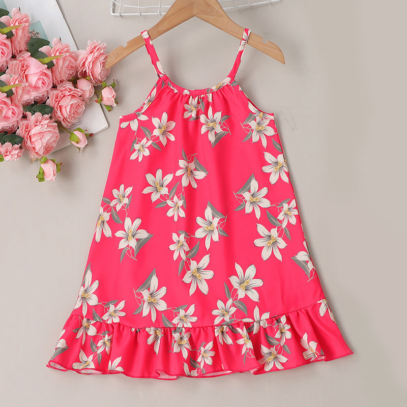 Spring And Summer Strap Skirt For Children - Vogue Aura