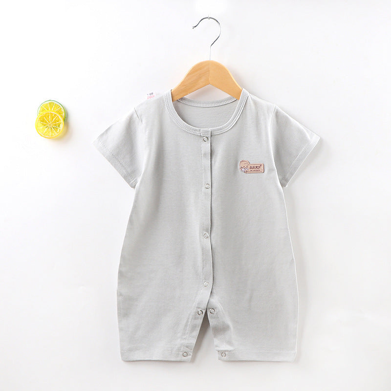 Summer Short Sleeved Baby Jumpsuit Hoodie - Vogue Aura