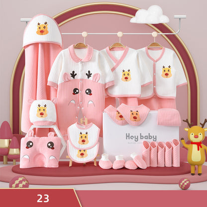 Elegant Pure Cotton Baby Clothes Gift Set