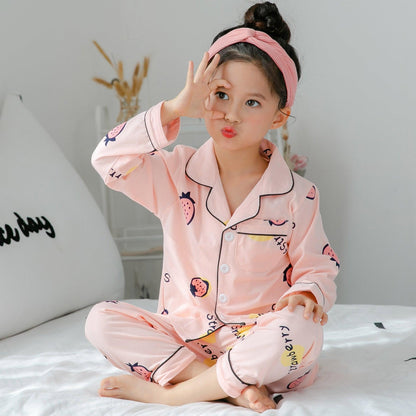 Cozy Cotton Striped Pajamas for Kids