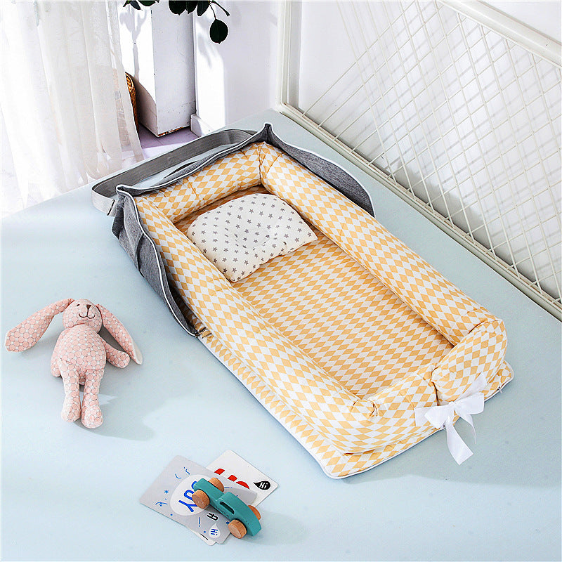 Cotton Portable Foldable Baby Bed - Vogue Aura