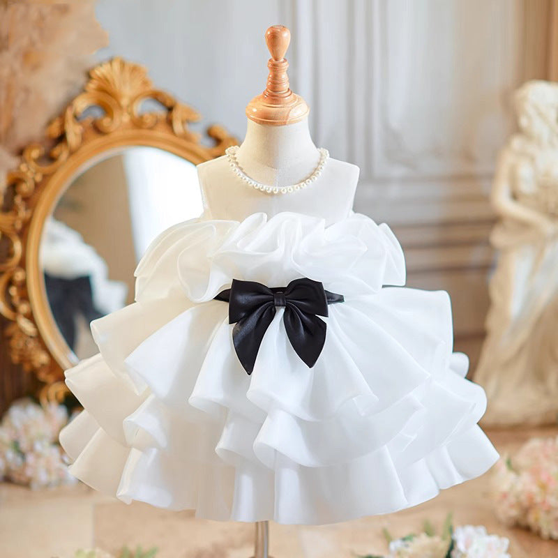 Celebration Dress Birthday Flower French Style Girl Cake Pettiskirt - Vogue Aura