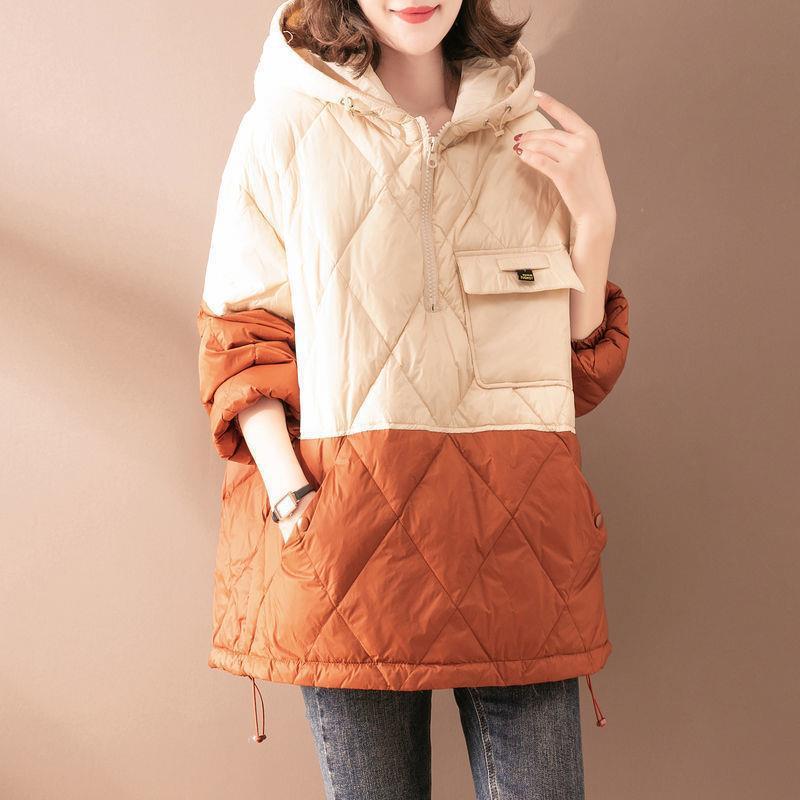 Women's Lightweight Hooded Cotton Coat Jacket - Vogue Aura